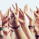 Hands of crowd placeholder
