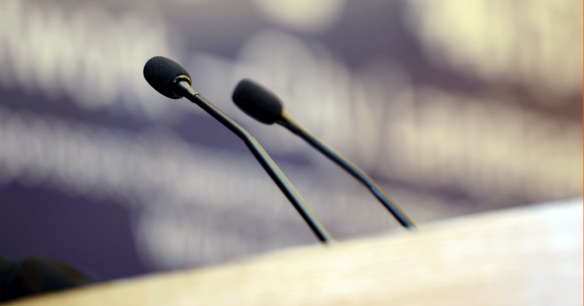 Two microphones placeholder