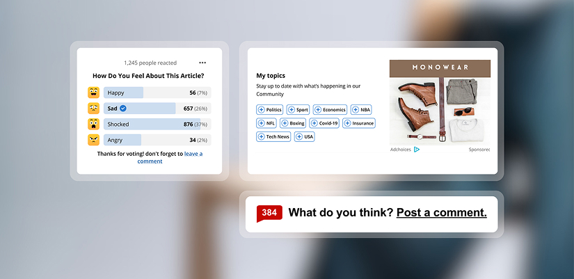 Engagement tools example