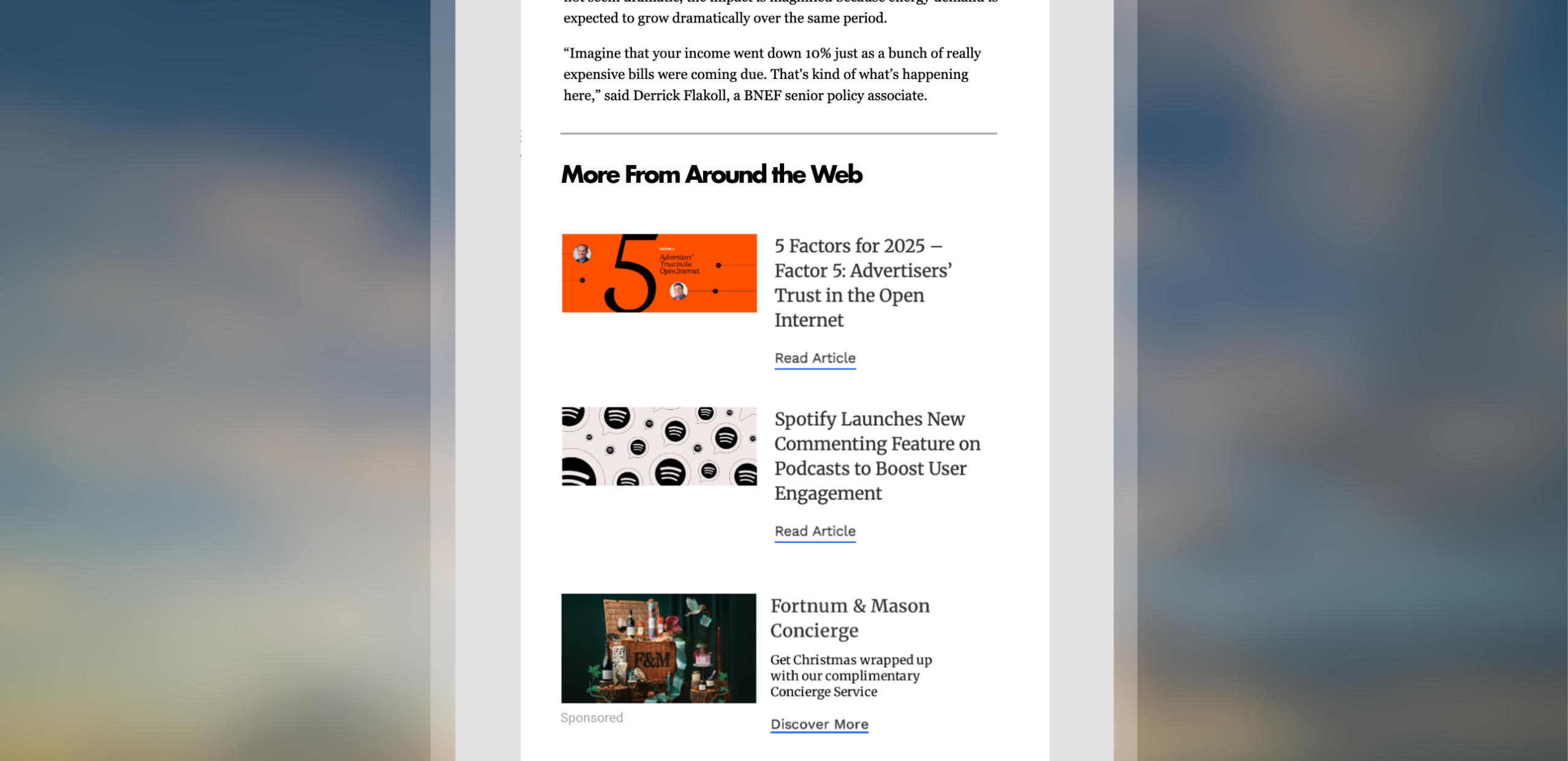 Newsletter Media — email ad placements