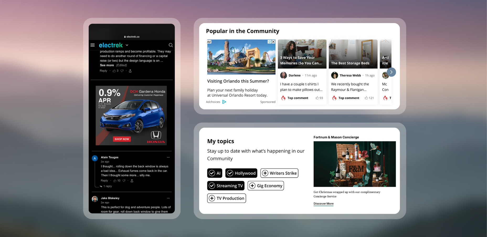 Forums example